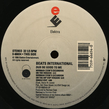 Beats International : Dub Be Good To Me (Remixes) (12", ARC)