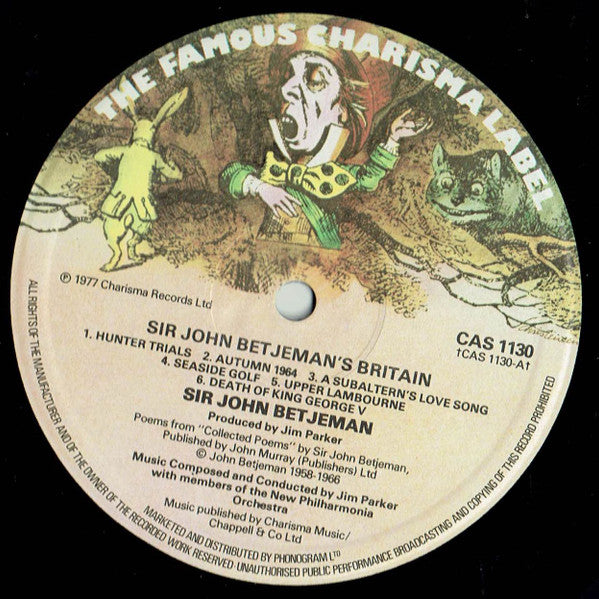 John Betjeman : The Poet Laureate Sir John Betjeman's Britain (LP)