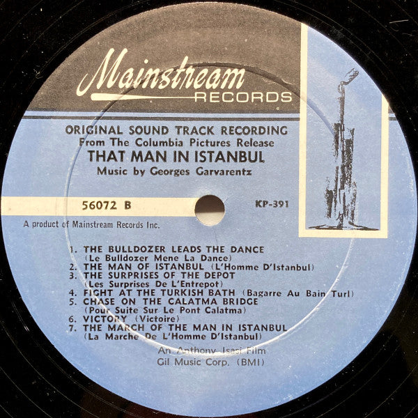Georges Garvarentz : That Man In Istanbul (Original Sound Track Recording) (LP, Album, Mono)
