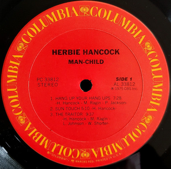 Herbie Hancock : Man-Child (LP, Album, Pit)