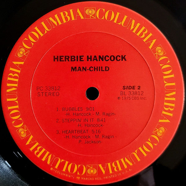 Herbie Hancock : Man-Child (LP, Album, Pit)