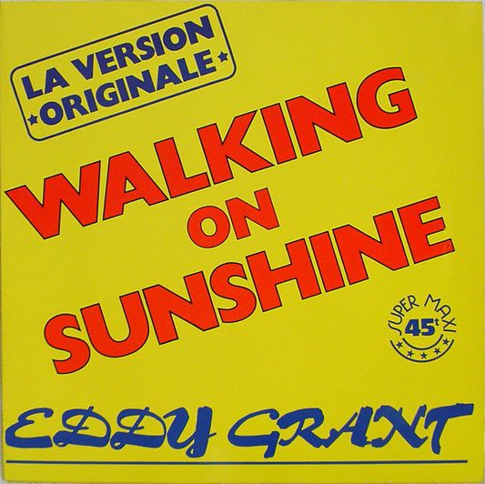 Eddy Grant : Walking On Sunshine (12", Maxi, RE)