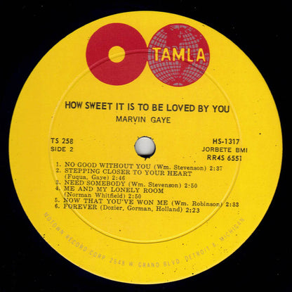 Marvin Gaye : How Sweet It Is To Be Loved By You (LP, Album, Roc)