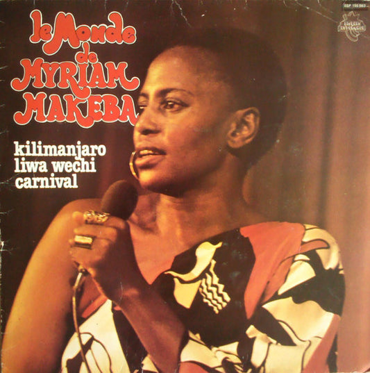 Miriam Makeba : Le Monde De Myriam Makeba (LP, Album, RE)