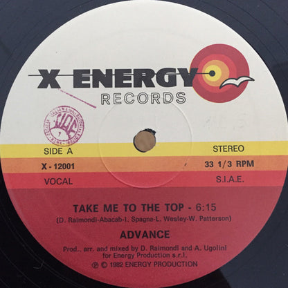 Advance : Take Me To The Top (12")