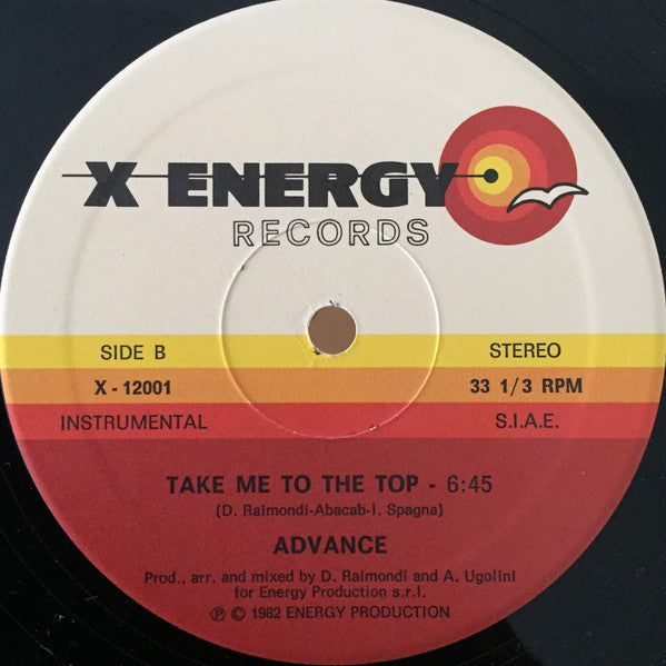 Advance : Take Me To The Top (12")