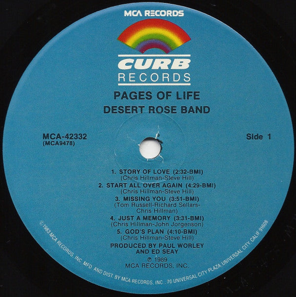 Desert Rose Band : Pages Of Life (LP)