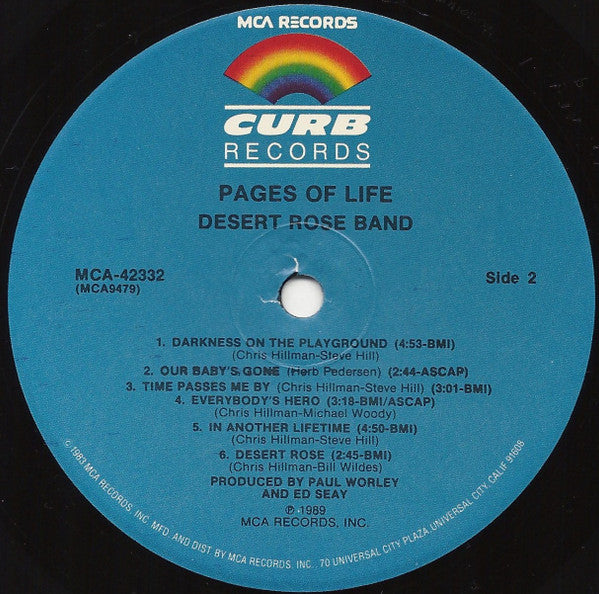 Desert Rose Band : Pages Of Life (LP)