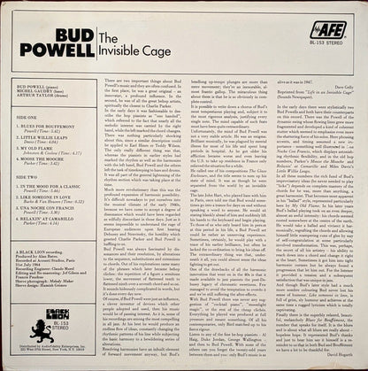 Bud Powell : The Invisible Cage (LP, Album)