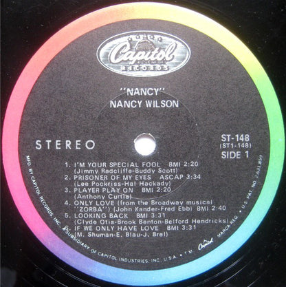 Nancy Wilson : Nancy (LP, Album)