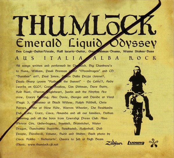 Thumlock : Emerald Liquid Odyssey (CD, Album, Dig)