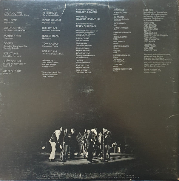 Various : A Tribute To Woody Guthrie Part One (LP, Album)