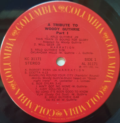 Various : A Tribute To Woody Guthrie Part One (LP, Album)