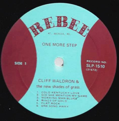Cliff Waldron And The New Shades Of Grass : One More Step With Cliff Waldron & The New Shades Of Grass (LP, Album)