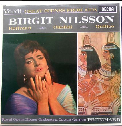 Giuseppe Verdi, Birgit Nilsson, John Pritchard : Great Scenes From Aida (LP)