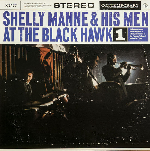 Shelly Manne & His Men : At The Black Hawk Vol. 1 (LP, Album, RE)