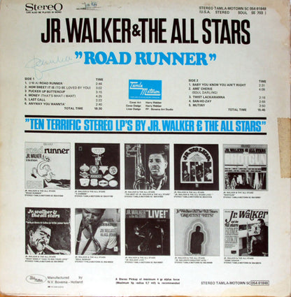 Junior Walker & The All Stars : Road Runner (LP, Album, RE)