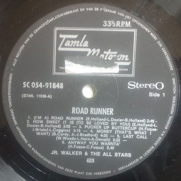 Junior Walker & The All Stars : Road Runner (LP, Album, RE)