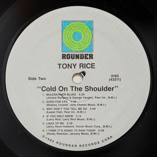 Tony Rice : Cold On The Shoulder (LP, Album)