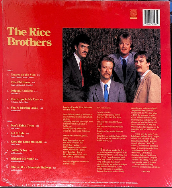 The Rice Brothers : The Rice Brothers (LP, Album)