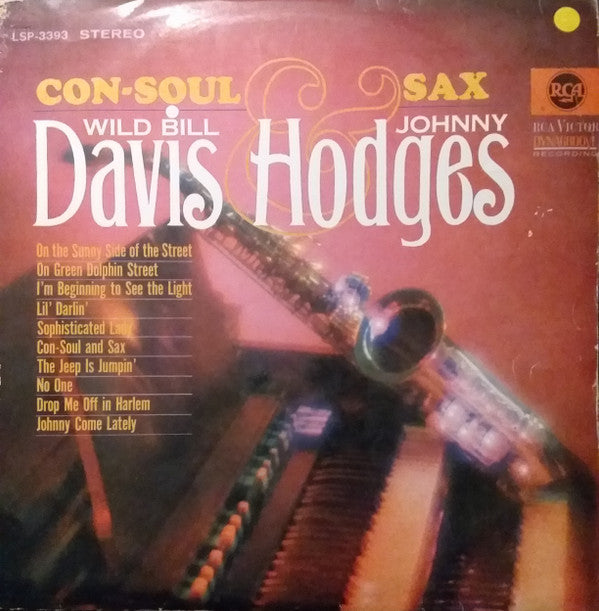 Wild Bill Davis & Johnny Hodges : Con-Soul And Sax (LP)