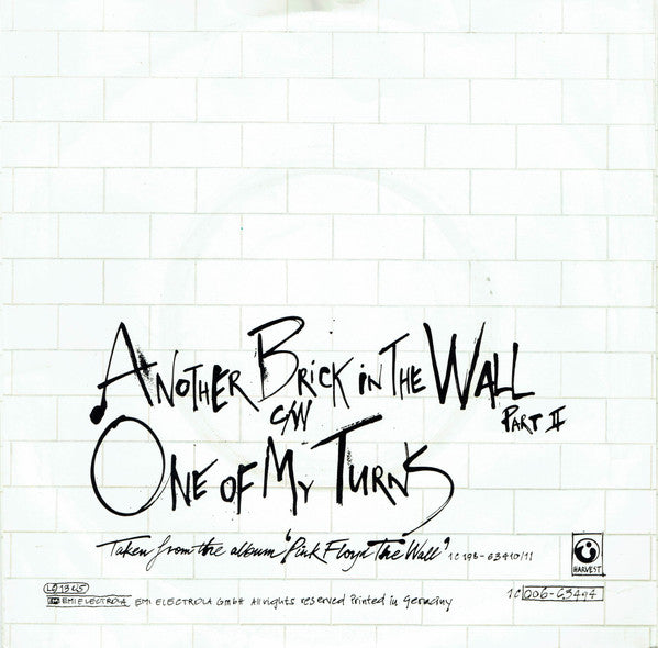 Pink Floyd : Another Brick In The Wall Part II  (7", Single)