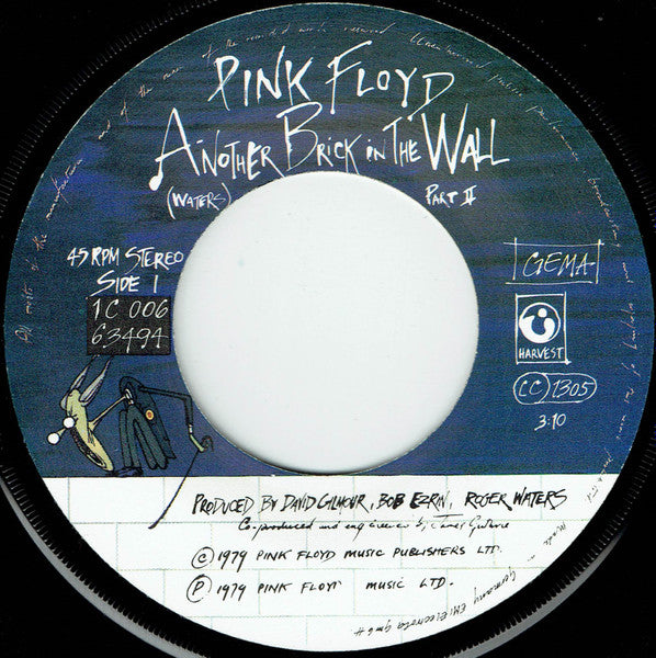 Pink Floyd : Another Brick In The Wall Part II  (7", Single)