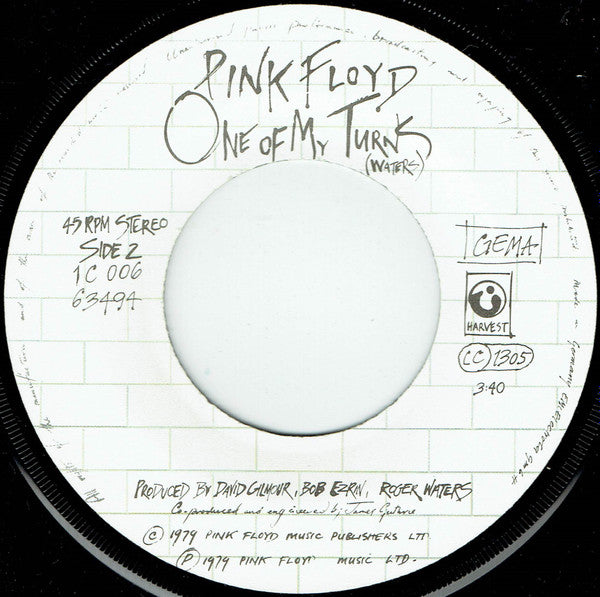 Pink Floyd : Another Brick In The Wall Part II  (7", Single)