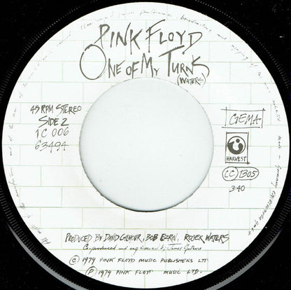 Pink Floyd : Another Brick In The Wall Part II  (7", Single)