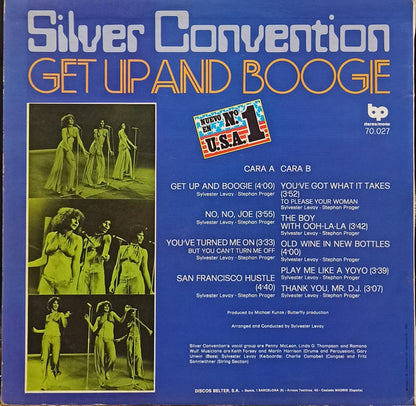 Silver Convention : Get Up And Boogie (LP, Album)