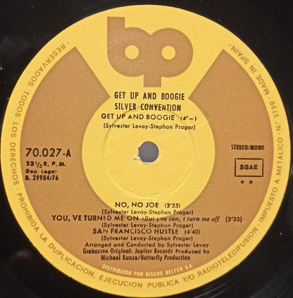 Silver Convention : Get Up And Boogie (LP, Album)