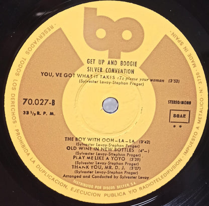 Silver Convention : Get Up And Boogie (LP, Album)