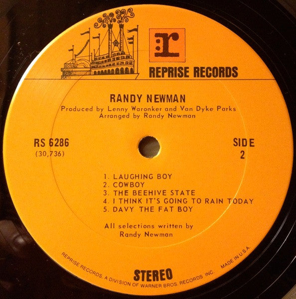 Randy Newman : Randy Newman (LP, Album, RP)