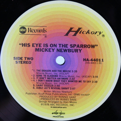 Mickey Newbury : His Eye Is On The Sparrow (LP, Album, Ter)