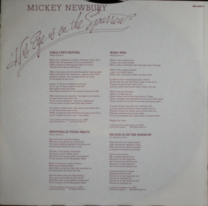 Mickey Newbury : His Eye Is On The Sparrow (LP, Album, Ter)