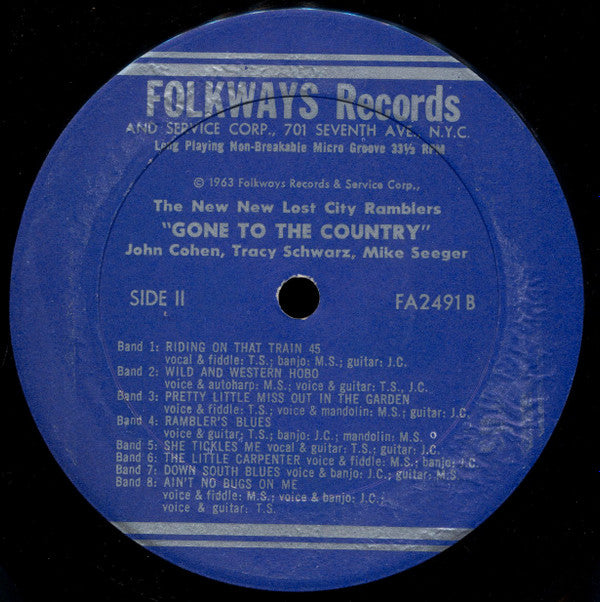 The New Lost City Ramblers : Gone To The Country (LP, RE)