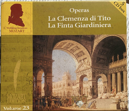 Wolfgang Amadeus Mozart : Operas La Clemenza di Tito La Finta Giardiniera (2xCD + 3xCD + Box)