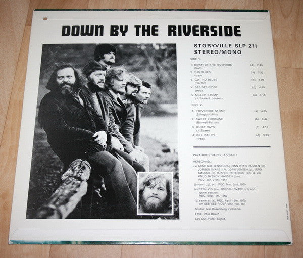 Papa Bue's Viking Jazz Band : Down By The Riverside (LP, Album)