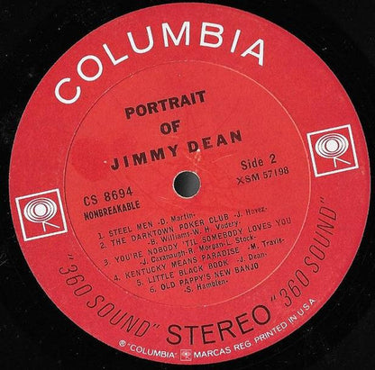 Jimmy Dean : Portrait Of Jimmy Dean (LP, Album)