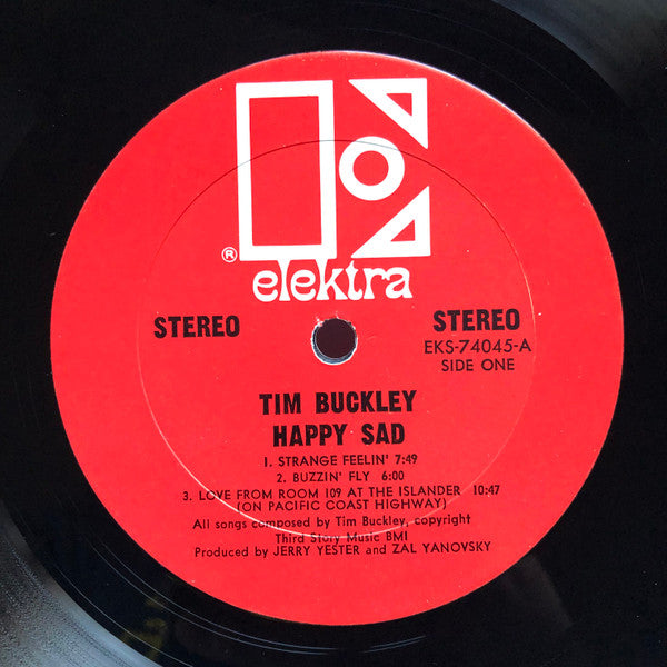 Tim Buckley : Happy Sad (LP, Album, RP)