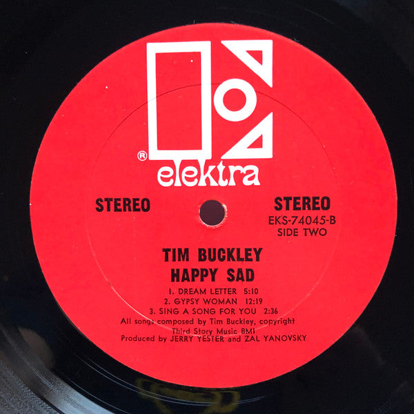 Tim Buckley : Happy Sad (LP, Album, RP)