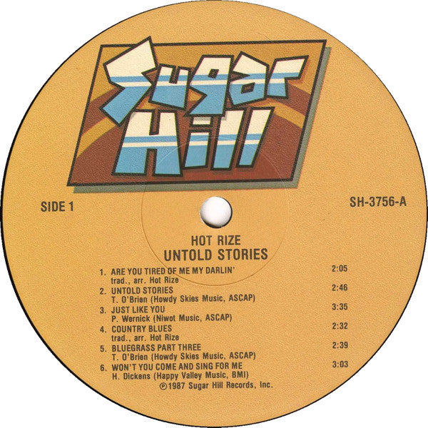 Hot Rize : Untold Stories (LP, Album)