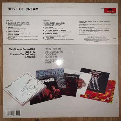 Cream (2) : Best Of Cream (LP, Comp, RP)