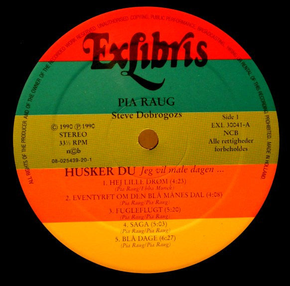 Pia Raug & Steve Dobrogosz : Husker Du (LP, Album)