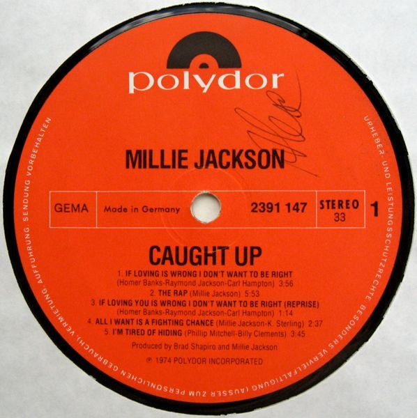 Millie Jackson : Caught Up (LP, Album)