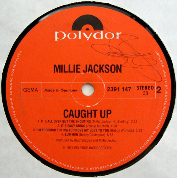 Millie Jackson : Caught Up (LP, Album)