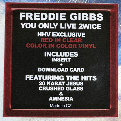 Freddie Gibbs : You Only Live 2wice (LP, Album, Ltd, RE, Red)