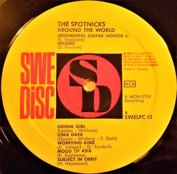 The Spotnicks : Spotnicks Around The World (LP, Album)