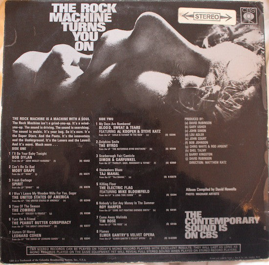 Various : The Rock Machine Turns You On (LP, Comp)