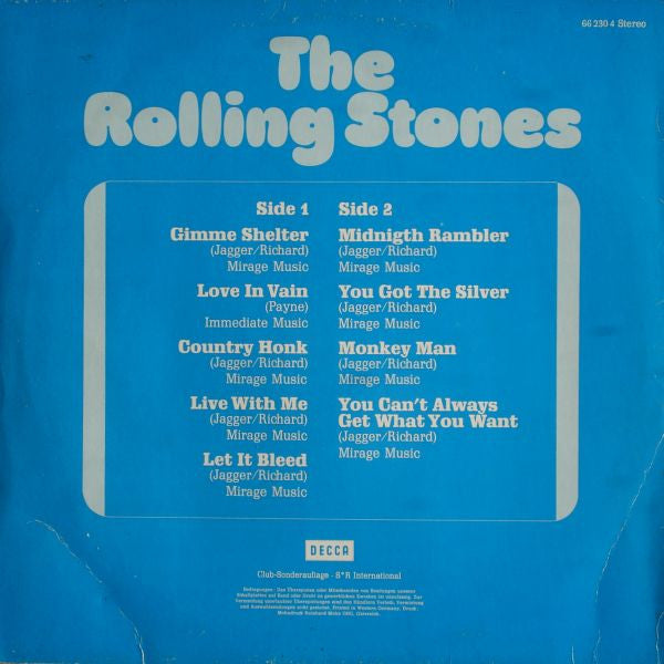 The Rolling Stones : Big Hits Volume 3 (LP, Album, Club, RE, S/Edition)